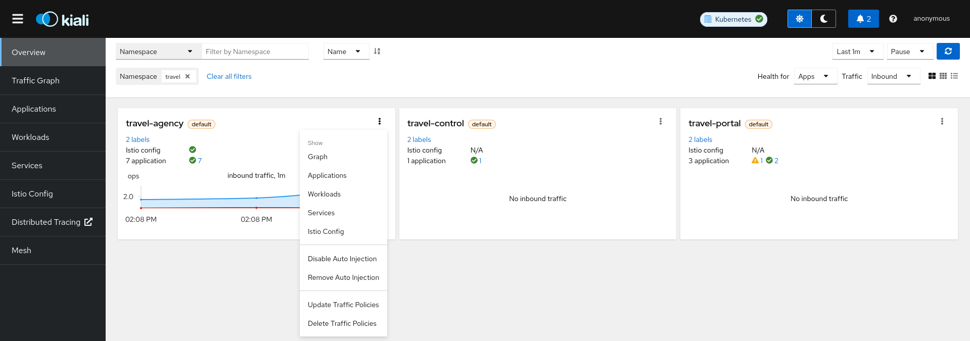Overview Actions